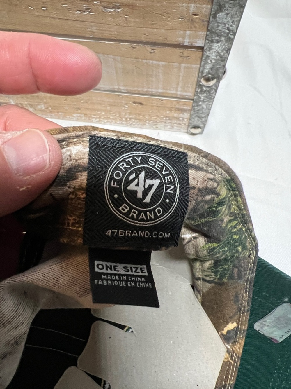 47 Brand Green Bay Packers Camo Hat with Green and Brown Accents - Picture 2 of 5